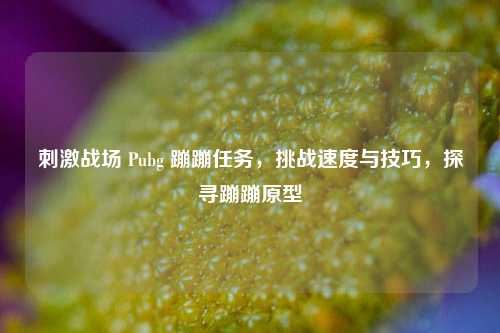 刺激战场 Pubg 蹦蹦任务，挑战速度与技巧，探寻蹦蹦原型