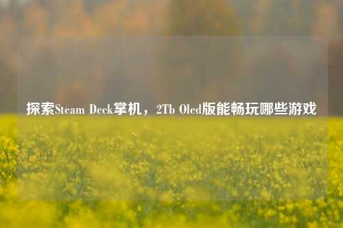 探索Steam Deck掌机，2Tb Oled版能畅玩哪些游戏