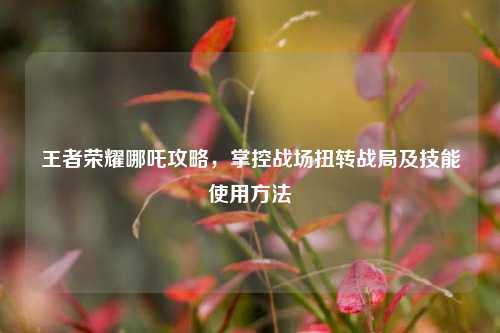 王者荣耀哪吒攻略，掌控战场扭转战局及技能使用方法