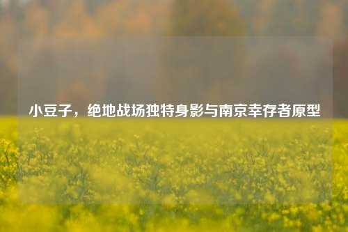 小豆子，绝地战场独特身影与南京幸存者原型