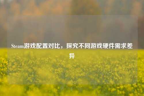 Steam游戏配置对比，探究不同游戏硬件需求差异