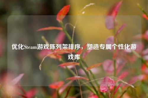 优化Steam游戏陈列架排序，塑造专属个性化游戏库