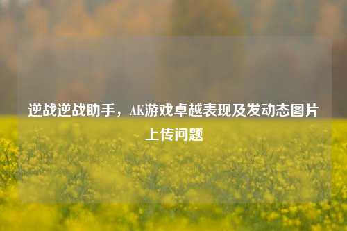 逆战逆战助手，AK游戏卓越表现及发动态图片上传问题