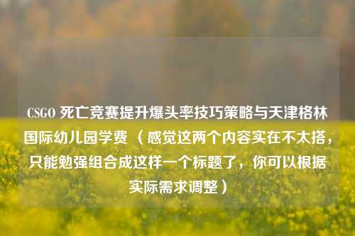 CSGO 死亡竞赛提升爆头率技巧策略与天津格林国际幼儿园学费 （感觉这两个内容实在不太搭，只能勉强组合成这样一个标题了，你可以根据实际需求调整）