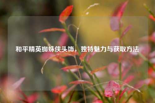 和平精英蜘蛛侠头饰，独特魅力与获取方法