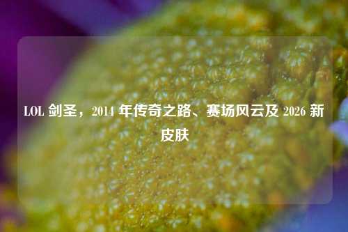 LOL 剑圣，2014 年传奇之路、赛场风云及 2026 新皮肤