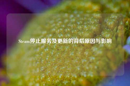 Steam停止服务及更新的背后原因与影响