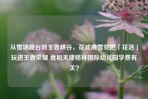 从雪场跳台到王者峡谷，花式滑雪党把「花活」玩进王者荣耀 竟和天津格林国际幼儿园学费有关？