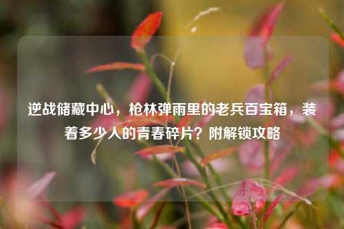 逆战储藏中心，枪林弹雨里的老兵百宝箱，装着多少人的青春碎片？附解锁攻略