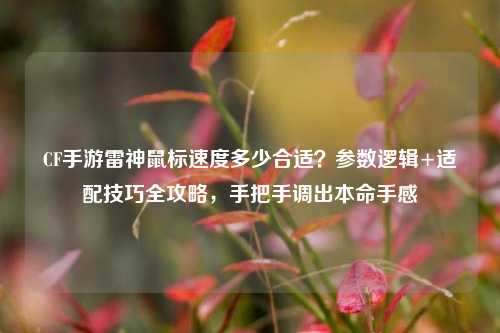 CF手游雷神鼠标速度多少合适？参数逻辑+适配技巧全攻略，手把手调出本命手感