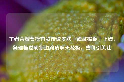 王者荣耀曹操首款传说皮肤「魏武挥鞭」上线，枭雄临世刷新边路皮肤天花板，售价引关注