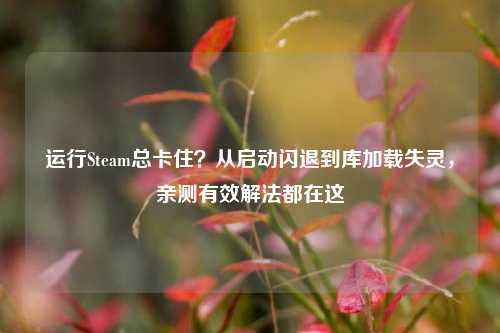 运行Steam总卡住？从启动闪退到库加载失灵，亲测有效解法都在这