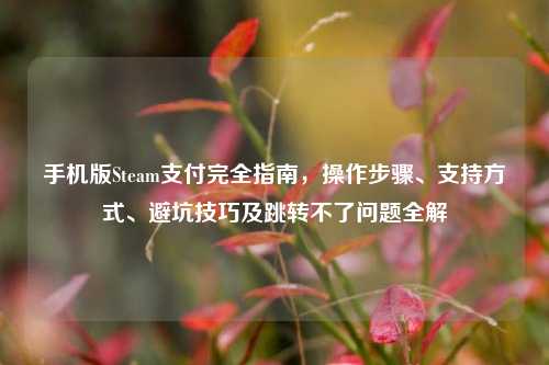 手机版Steam支付完全指南，操作步骤、支持方式、避坑技巧及跳转不了问题全解