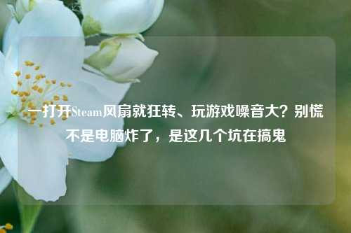 一打开Steam风扇就狂转、玩游戏噪音大？别慌不是电脑炸了，是这几个坑在搞鬼