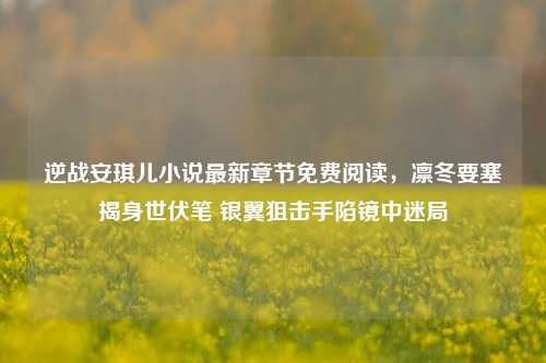 逆战安琪儿小说最新章节免费阅读，凛冬要塞揭身世伏笔 银翼狙击手陷镜中迷局