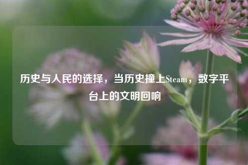 历史与人民的选择，当历史撞上Steam，数字平台上的文明回响