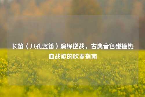 长笛（八孔竖笛）演绎逆战，古典音色碰撞热血战歌的吹奏指南