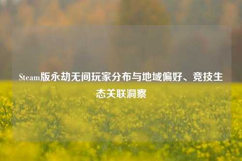 Steam版永劫无间玩家分布与地域偏好、竞技生态关联洞察
