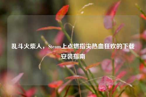 乱斗火柴人，Steam上点燃指尖热血狂欢的下载安装指南