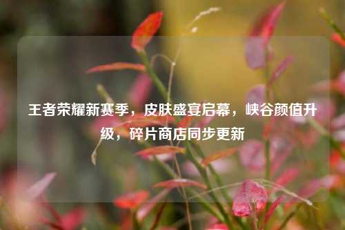 王者荣耀新赛季，皮肤盛宴启幕，峡谷颜值升级，碎片商店同步更新