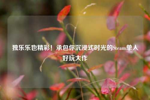 独乐乐也精彩!承包你沉浸式时光的Steam单人好玩大作